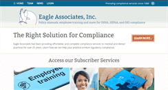 Desktop Screenshot of eagleassociates.net