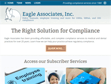 Tablet Screenshot of eagleassociates.net